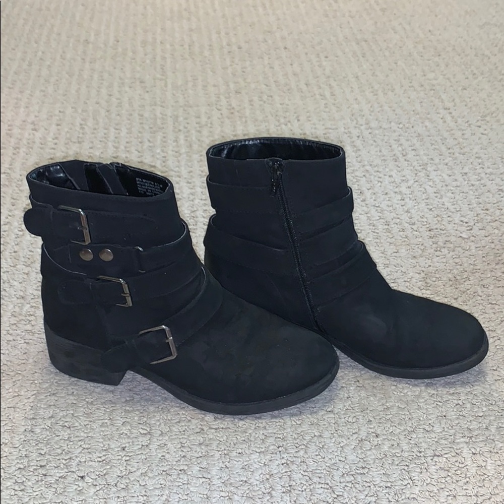 Faux Suede Boots